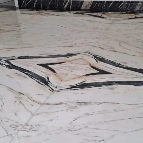 Lantai Calacatta Gold Brescia Stone